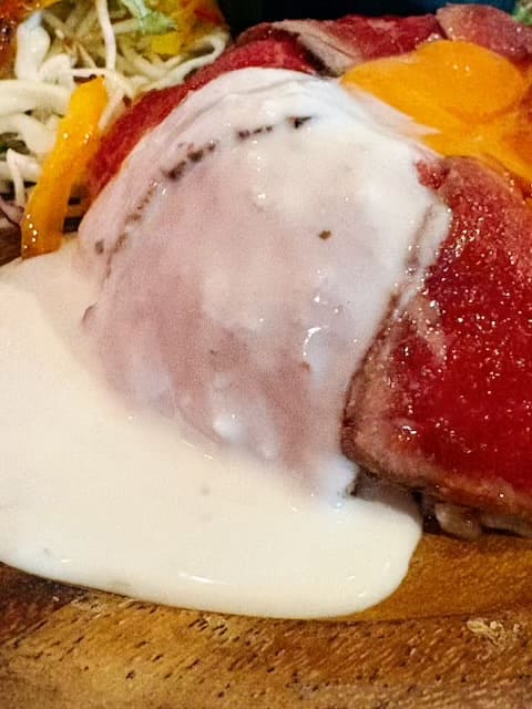 別府バル 肉は別腹