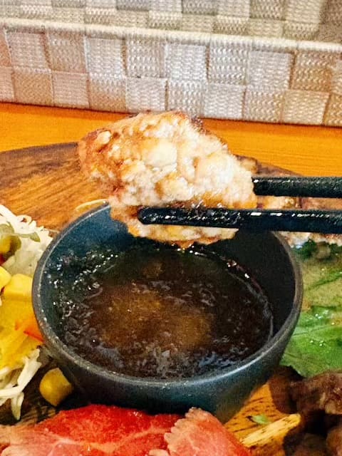 別府バル 肉は別腹